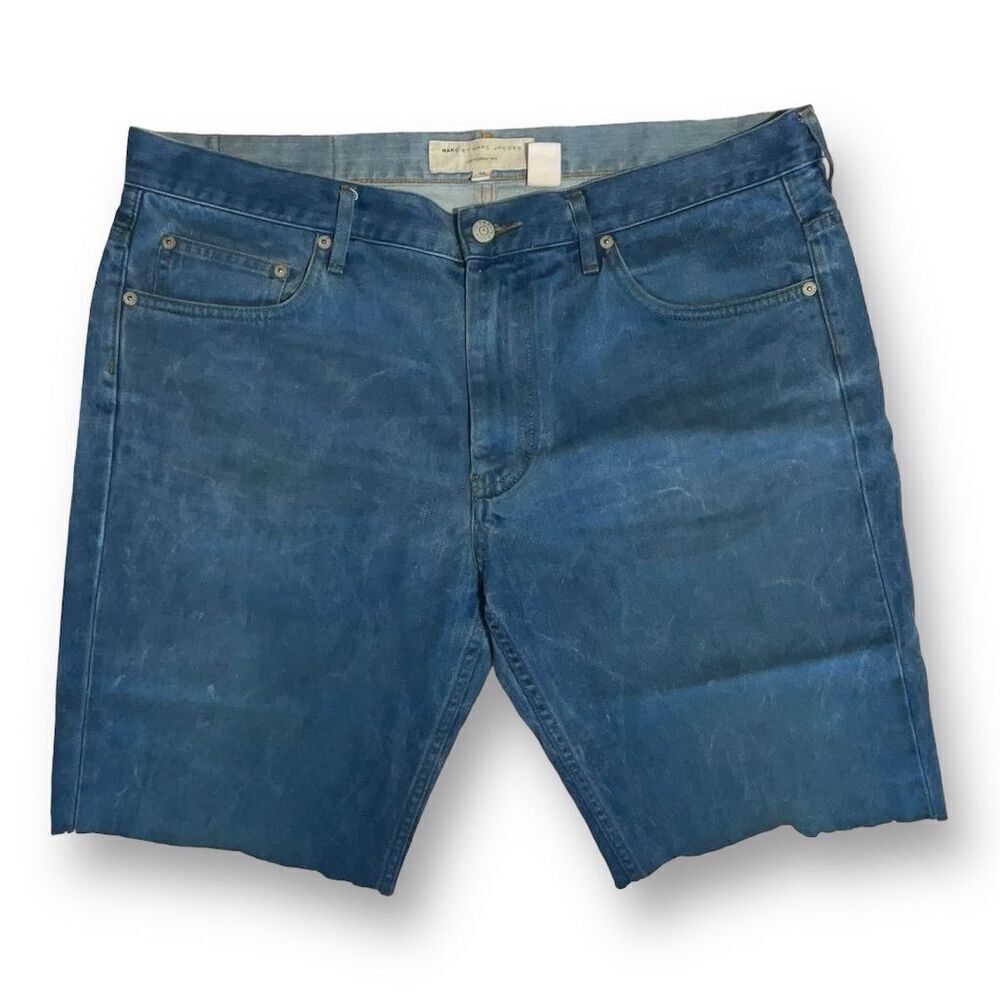 🔥 Marc by Marc Jacobs Men’s Denim Cutoff Shorts | Size 36 | Raw Hem Jean Shorts
